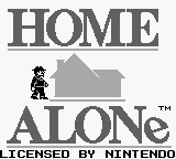 Home Alone title screen for GameBoy